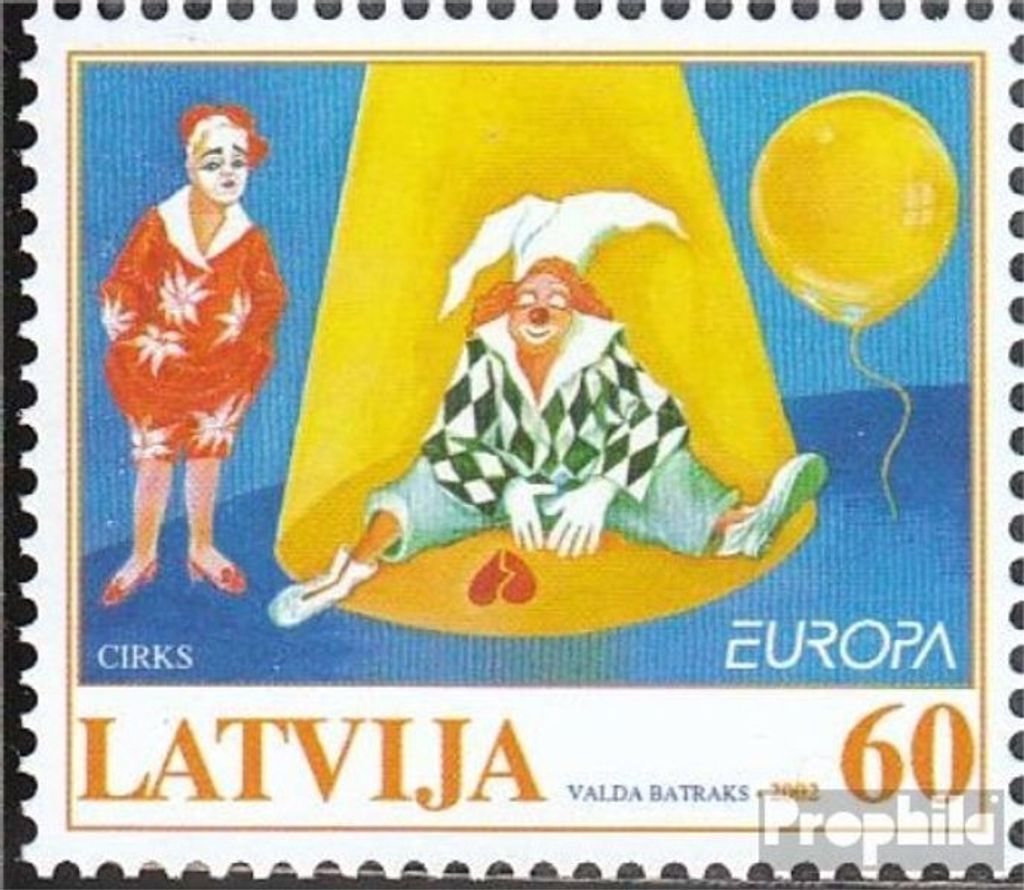 Briefmarken Lettland 2002 Mi 568 (kompl.Ausg.) postfrisch Europa
