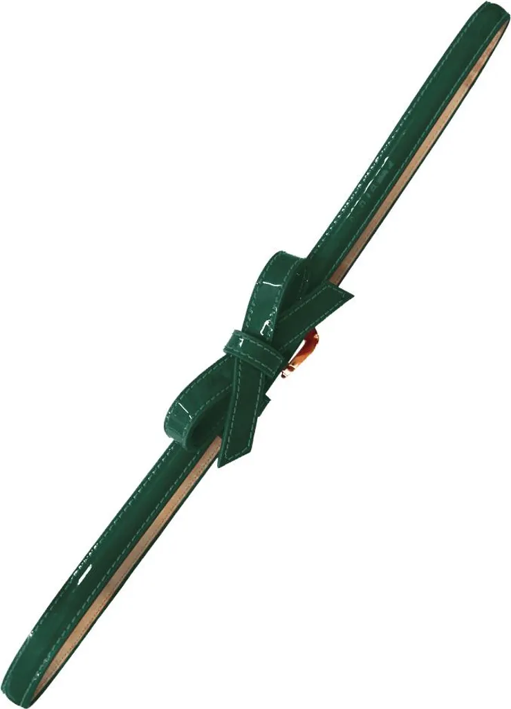 Cintura in ecopelle Banned - Gold Rush verde scuro M