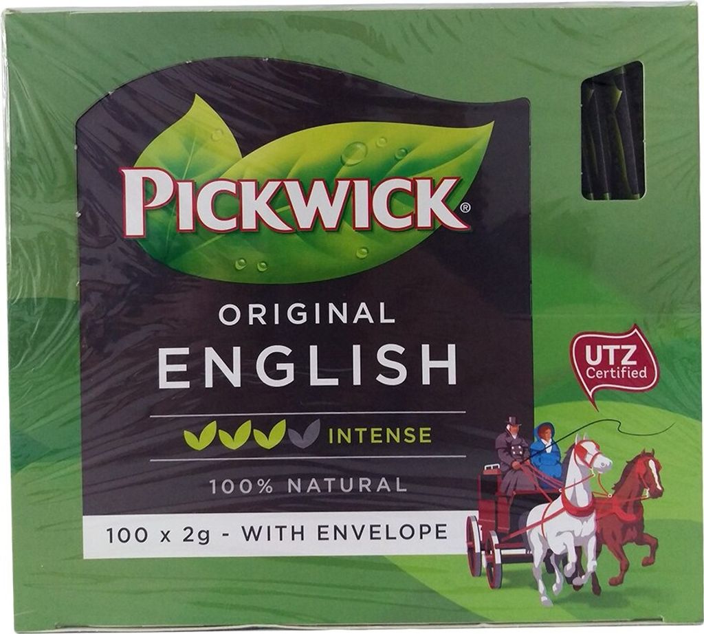Pickwick englische Teemischung 100x2gr mit Umschlag Produktbild 