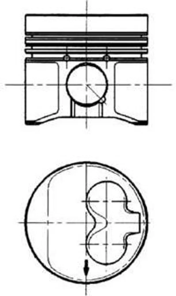 Piston haute performance 91429610 compatible avec Seat et VAG
