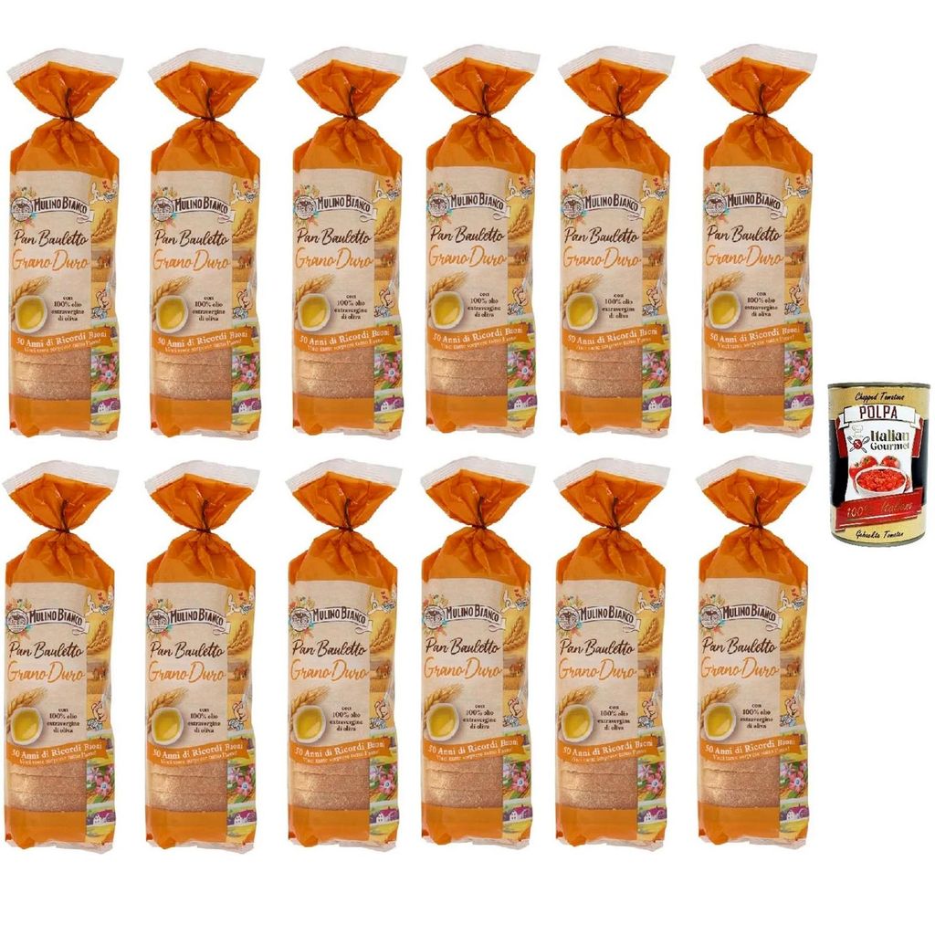 12x Mulino Bianco Pan Bauletto al Grano Duro 400g, Produktbild 
