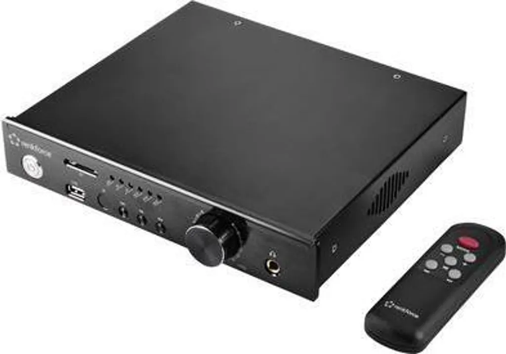 Renkforce RF-WAM-300 Amplificatore Stereo 2x50W Nero Hi-Fi Bluetooth