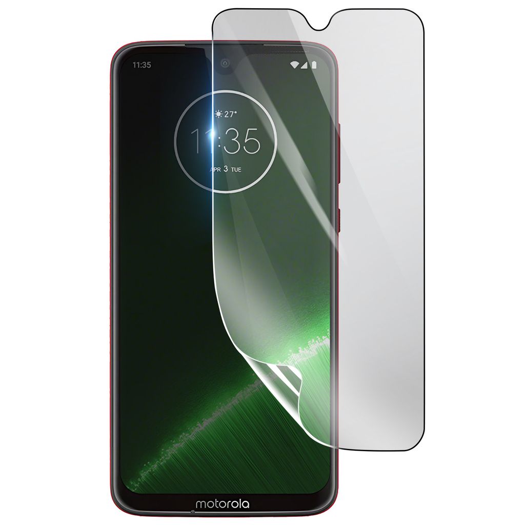3mk, Stoß- und kratzfester Hydrogel Bildschirmschutz für Motorola Moto G7 Plus, Transparent