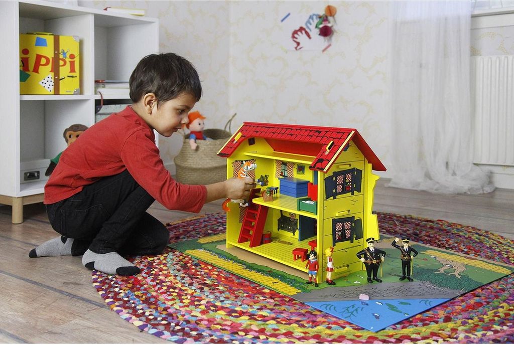 Figure giocattolo di Pippi Calzelunghe Tommy e Annika Immagine del prodotto 