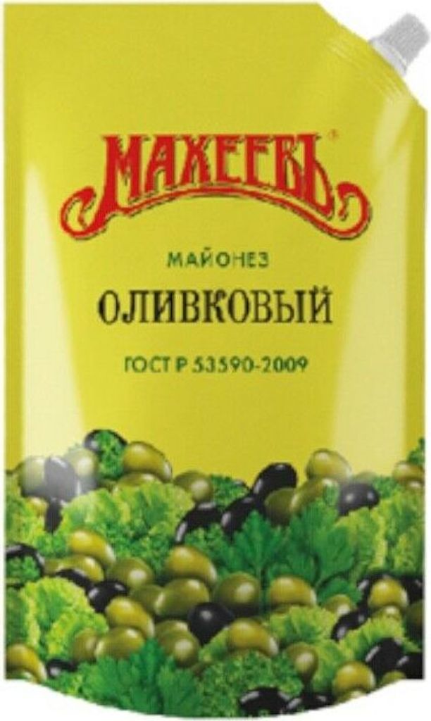 Macheew Maheev Mayonnaise mit Olivenöl 380g Махеев Майонез Produktbild 