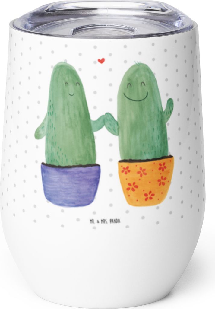 Mr. & Mrs. Panda thermosbecher Kaktus Liebe - Weiß - Produktbild 