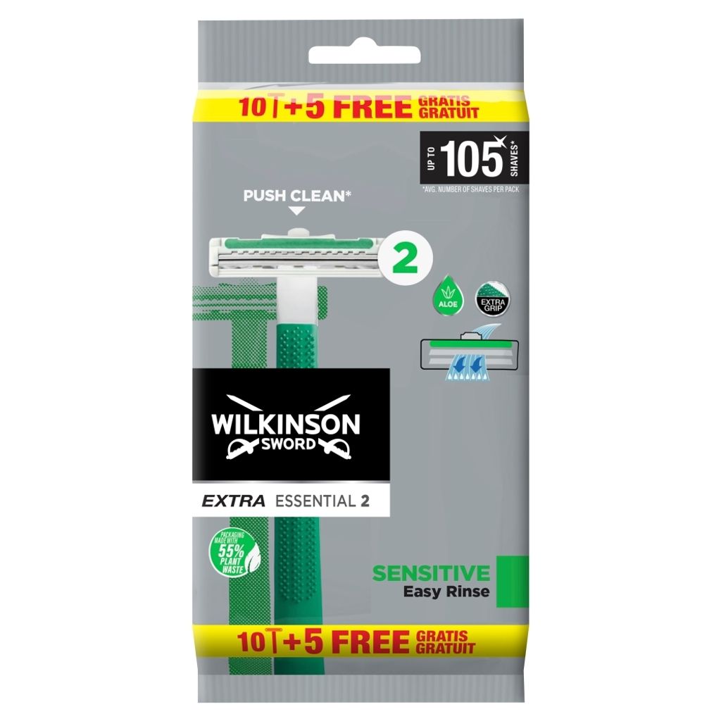 WILKINSON Sword Extra Essential 2 Einwegrasierer Sensitive 15tlg.