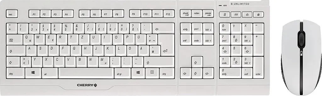 Ensemble Clavier Souris Sans Fil pour Bureau Cherry B.Unlimited 3.0