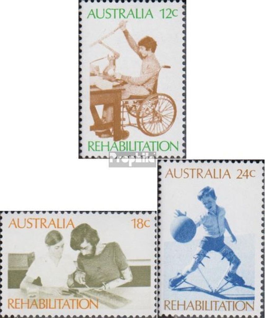 Briefmarken Australien 1972 Mi 495-497 (kompl.Ausg.) postfrisch Reha