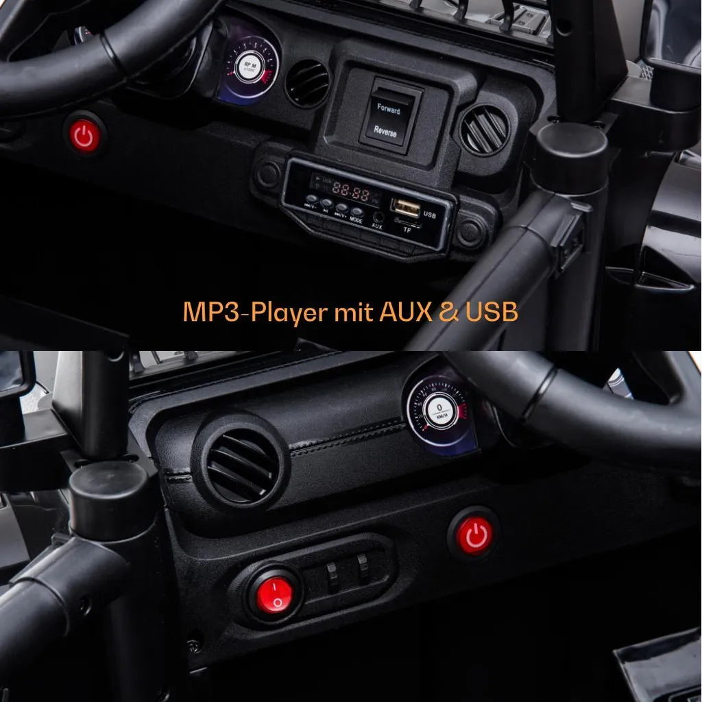 Véhicule Électrique Enfant Sécurisé - Jeep 12V avec Télécommande