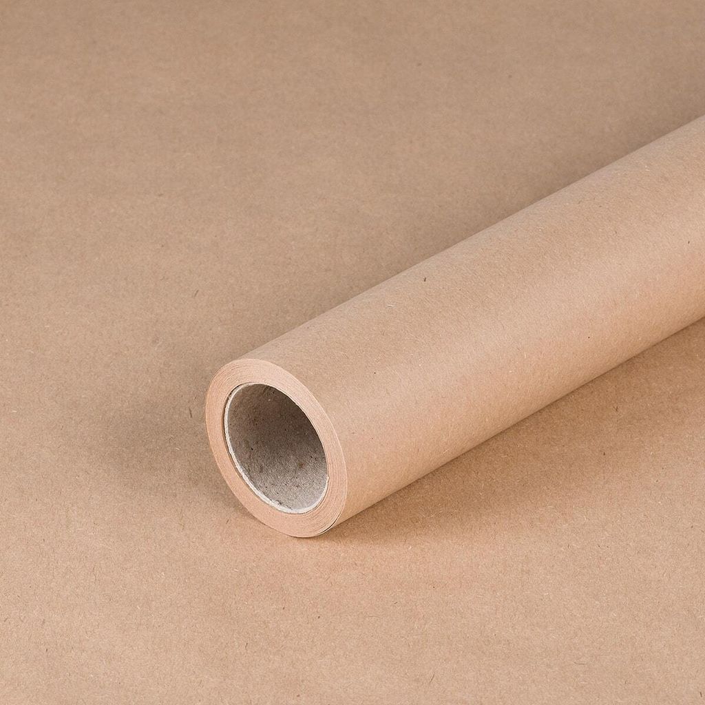 Geschenkpapier Natur 0,70 x 10 m, Kraftpapier - Geburtstag & Weihnachten