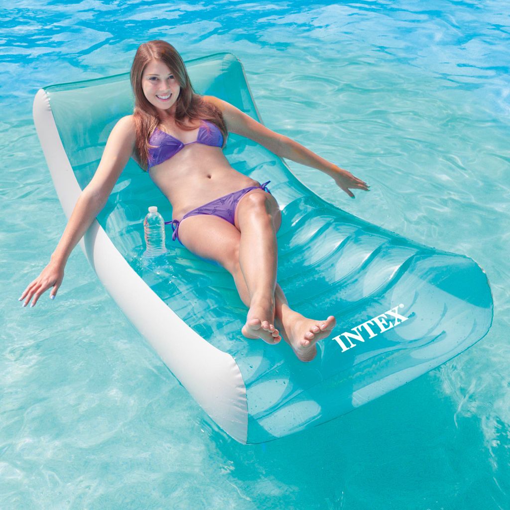 Intex Schwimmtier Stingray 188x156cm Rochen aufblasbar Luftmatratze für Kinder 