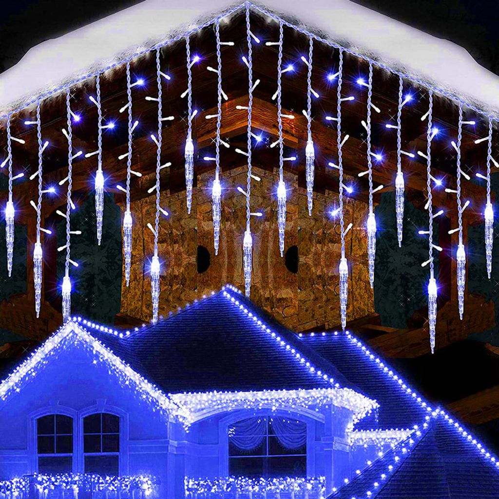 Pohádková světla venkovní napájení pro balkon LED ledový Obrázek produktu 