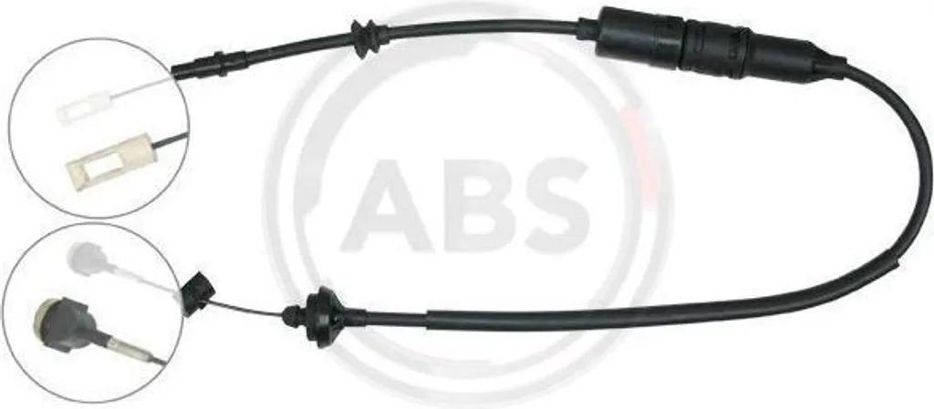 Câble d'embrayage robuste K26760 A.B.S. pour montage OE 6K1721335L
