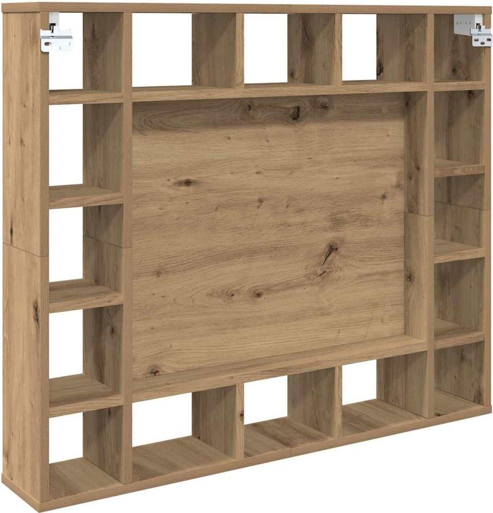 vidaXL Spiegelschrank Artisan-Eiche 91 x 15 x 76,5 cm Holzwerkstoff
