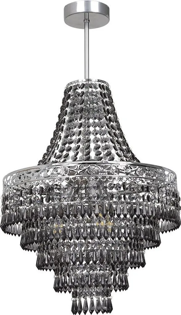 Sublimer votre intérieur avec le lustre cristal noir CORAL Milagro E14