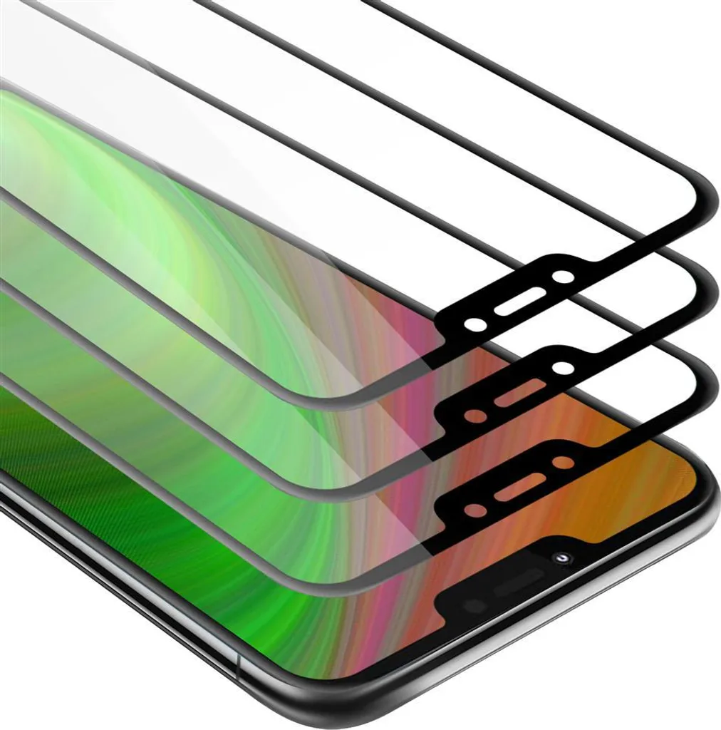Offerta 3x Vetro Protettivo Motorola Moto G7 Power Cadorabo Nero