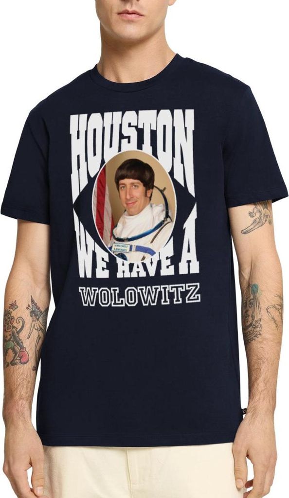 Spreadshirt The Big Bang Theory We Have A Wolowitz Männer Premium T-Shirt, XXL, Navy