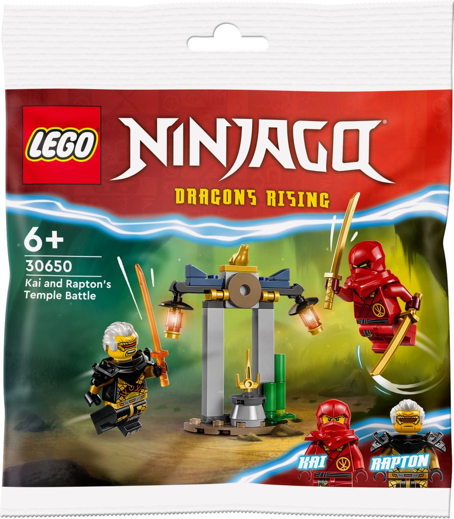 LEGO NINJAGO 6+ Battaglia di Kai e Rapton 30650 Immagine del prodotto 