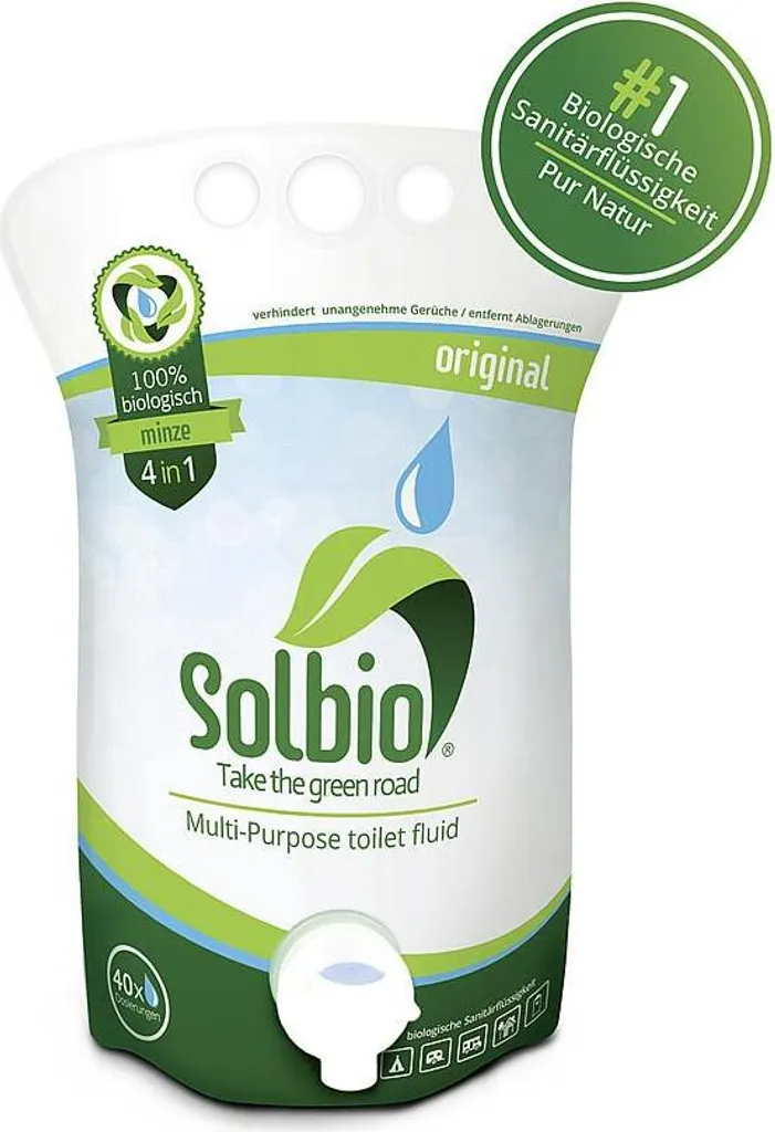 Liquide WC Solbio Original 1,6L : fini les mauvaises odeurs de toilette