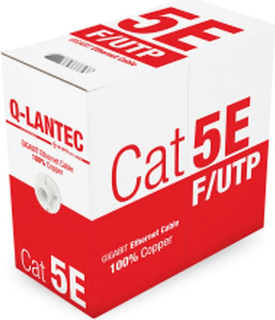 Câble Ethernet blindé F/UTP Cat.5e gaine PVC 305m haute fidélité A-LAN