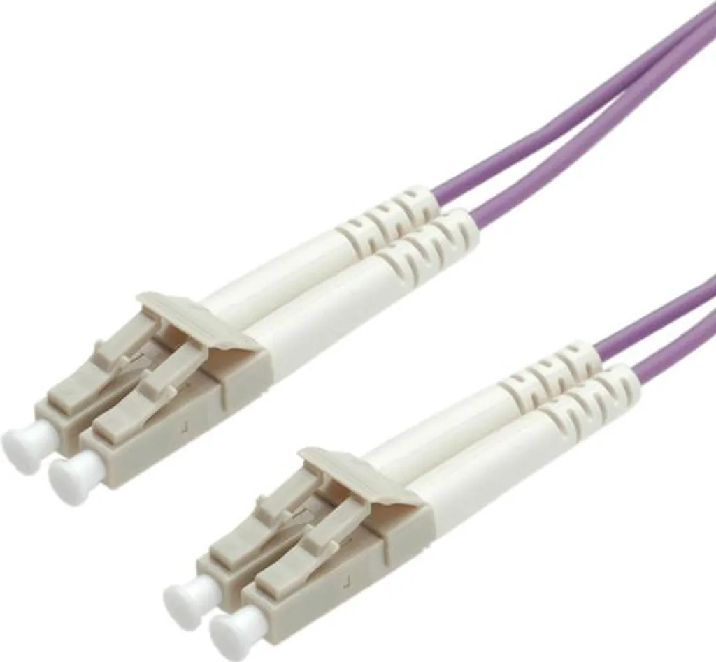 ROLINE 21.15.8758 Cavo Patch Fibra OM4 LC-LC 10 Metri Viola