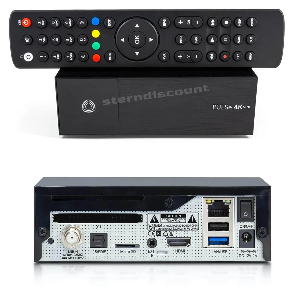 Décodeur Satellite AB PULSe 4K MINI SE Linux Enigma2 avec Tuner S2X - 20