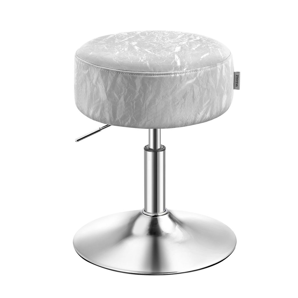 Schminkhocker, Schminkstuhl, Sitzhocker, höhenverstellbar, Produktbild 