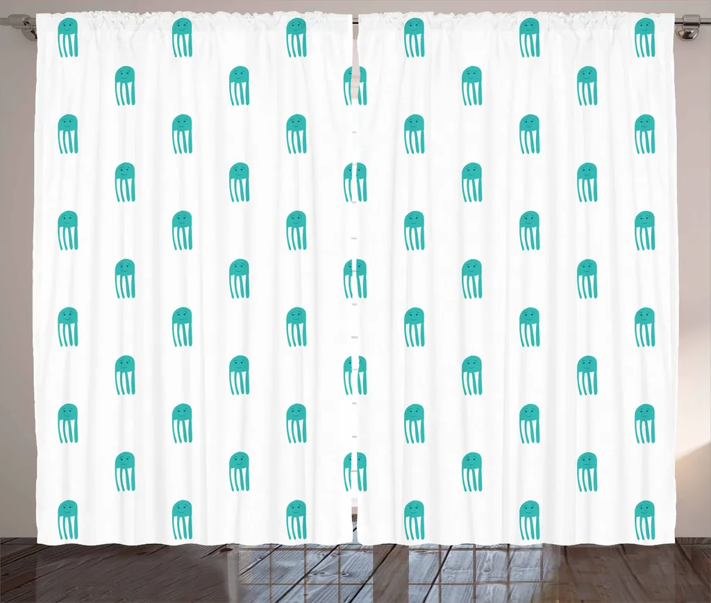 Tenda Lavabile per Bambini ABAKUHAUS Meduse Turchese 280x175 cm