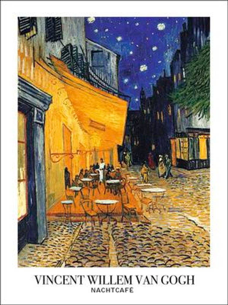 Leinwandbild Van Gogh Nachtcafe 84x116 cm