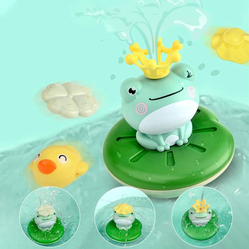 Entenfontäne Badewannenspielzeug - Elektrische Wasserspiele Mit 4 Enten Für Kinder Ab 3 Jahren