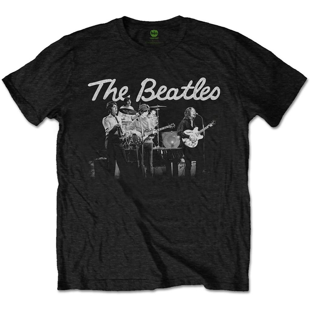 The Beatles 1968 Live Photo Black L T-Shirt Produktbild 