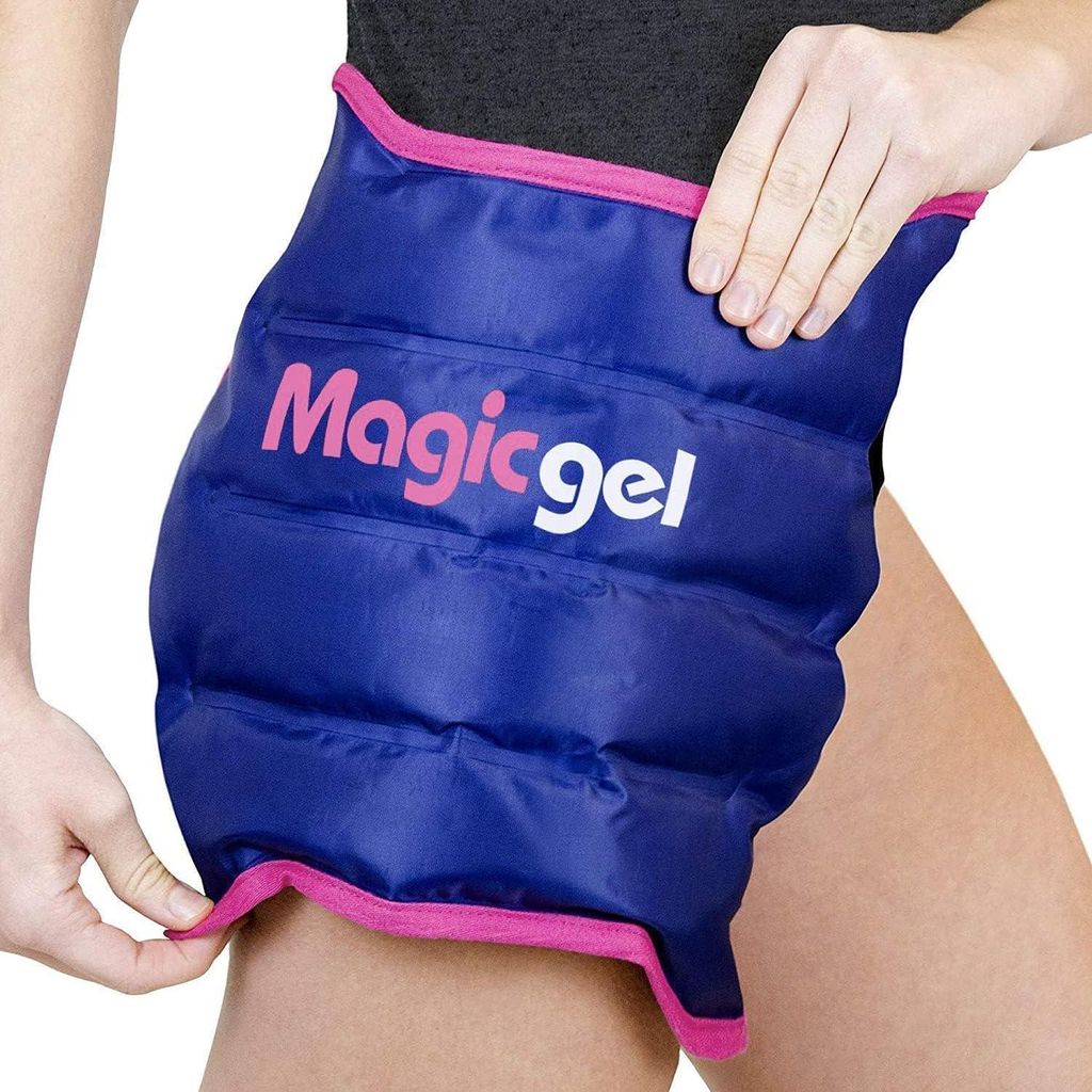 Magic Gel Eis-Gel-Kompresse: Wiederverwendbare Kühlkompresse bei Hüftschmerzen, Bursitis oder Rehabilitation nach einer Hüft-Operation