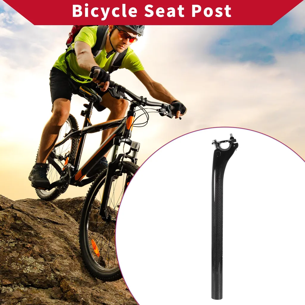 Tige de selle en aluminium 27,2 mm x 400 mm pour cyclisme extérieur