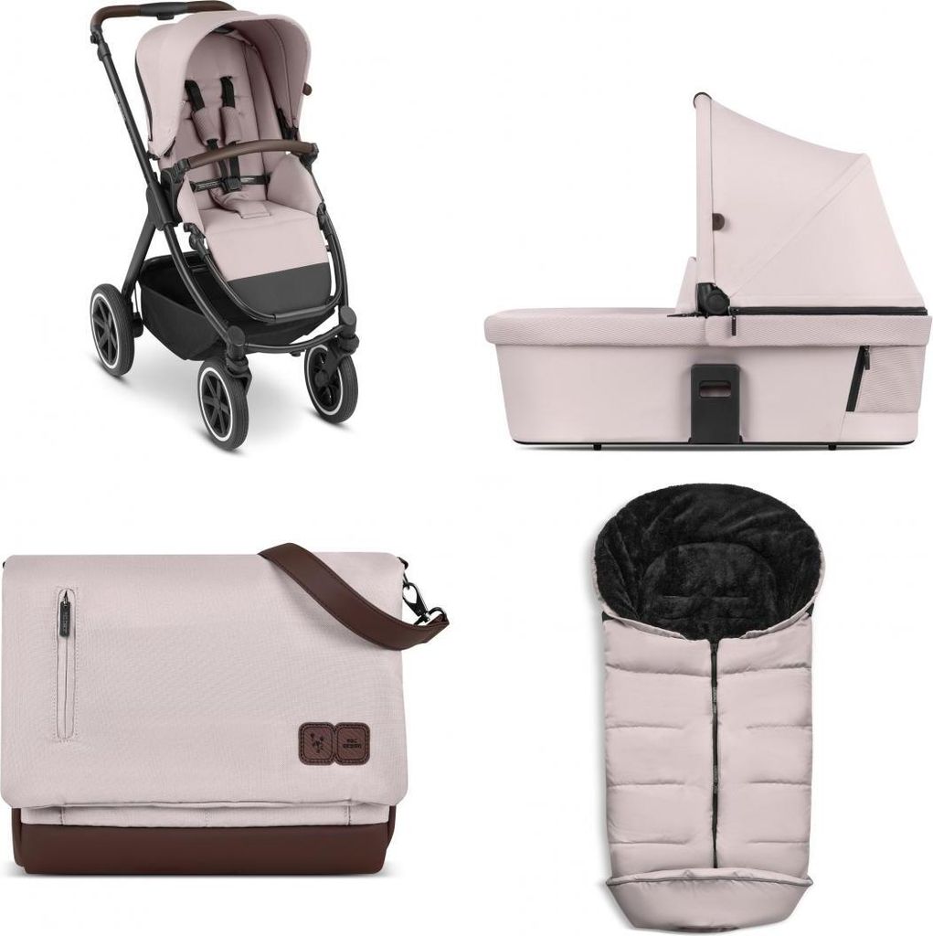 ABC Design Samba Berry 2024 Set mit Wanne Wickeltasche und Produktbild 