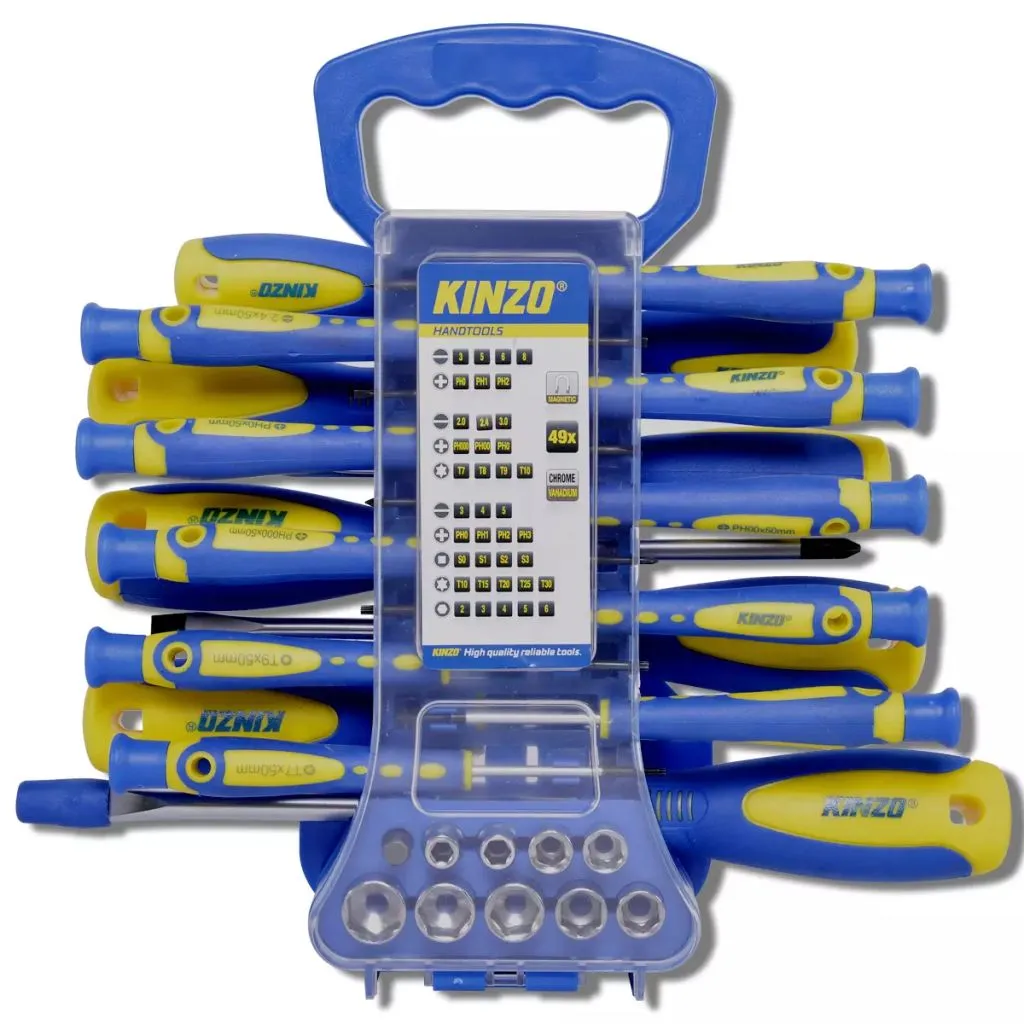 Set Cacciaviti KINZO 49 Bit: La Tradizione del Fai-da-Te