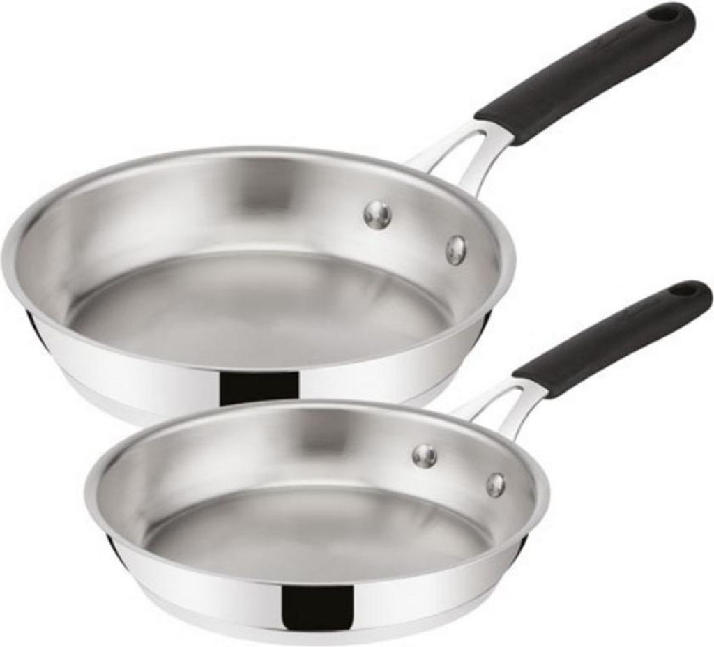 Set mit 2 edelstahl-bratpfannen 24/28 cm Lagostina 012896600002