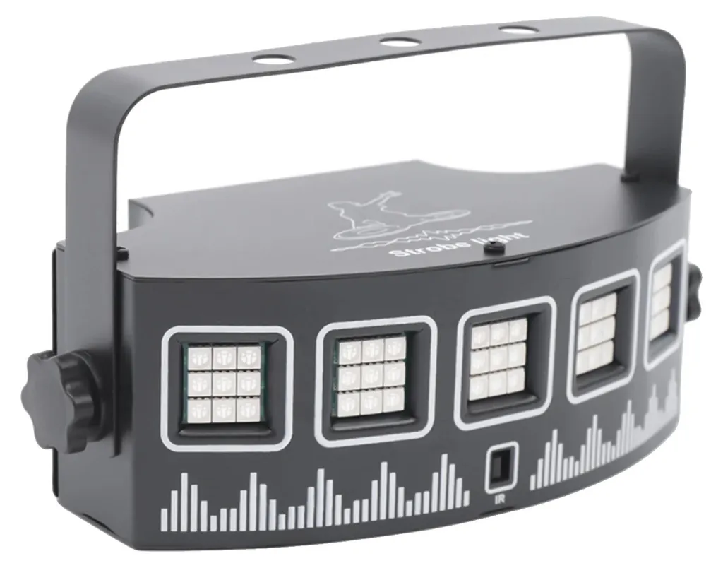Projecteur LED 7 couleurs avec télécommande pour effet scène et fête