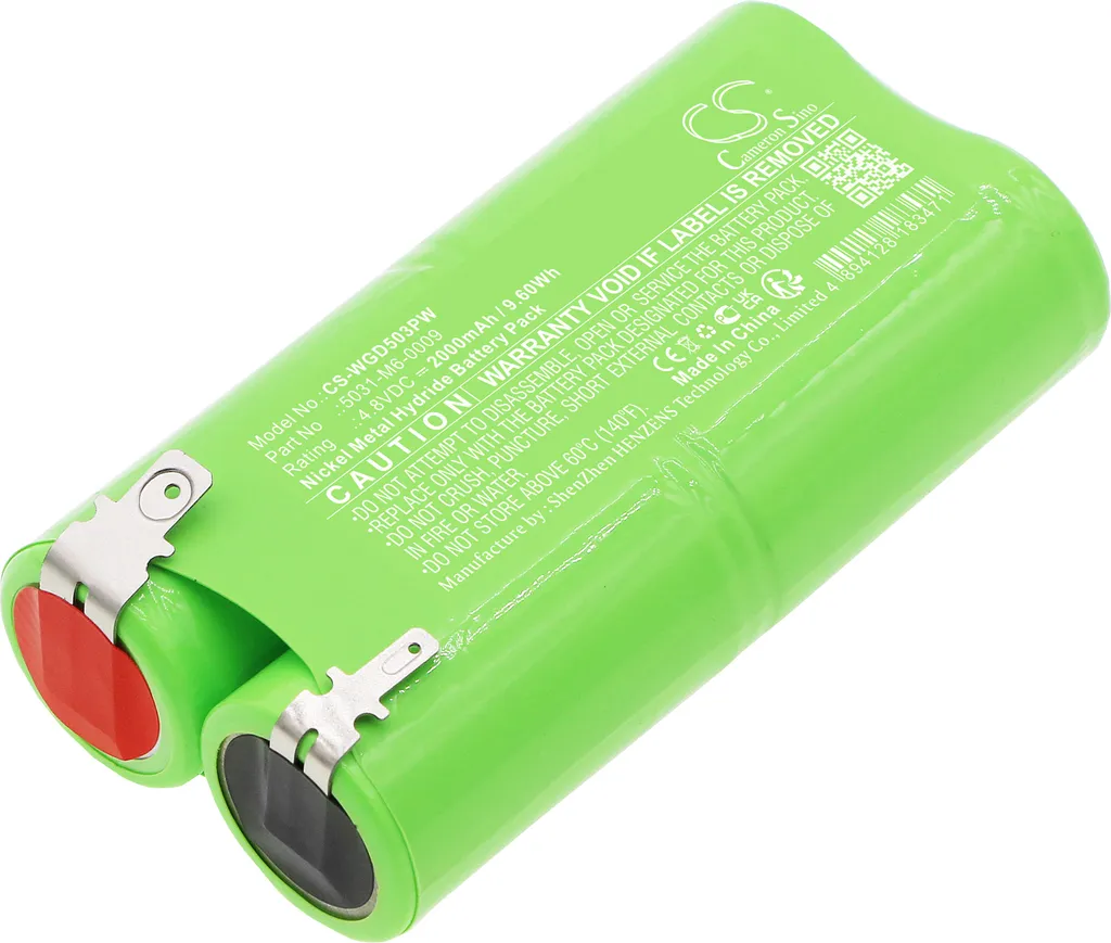 Batterie TECHTEK pour WOLF Garten 7085916 et Accu 80 5031-M6-0009