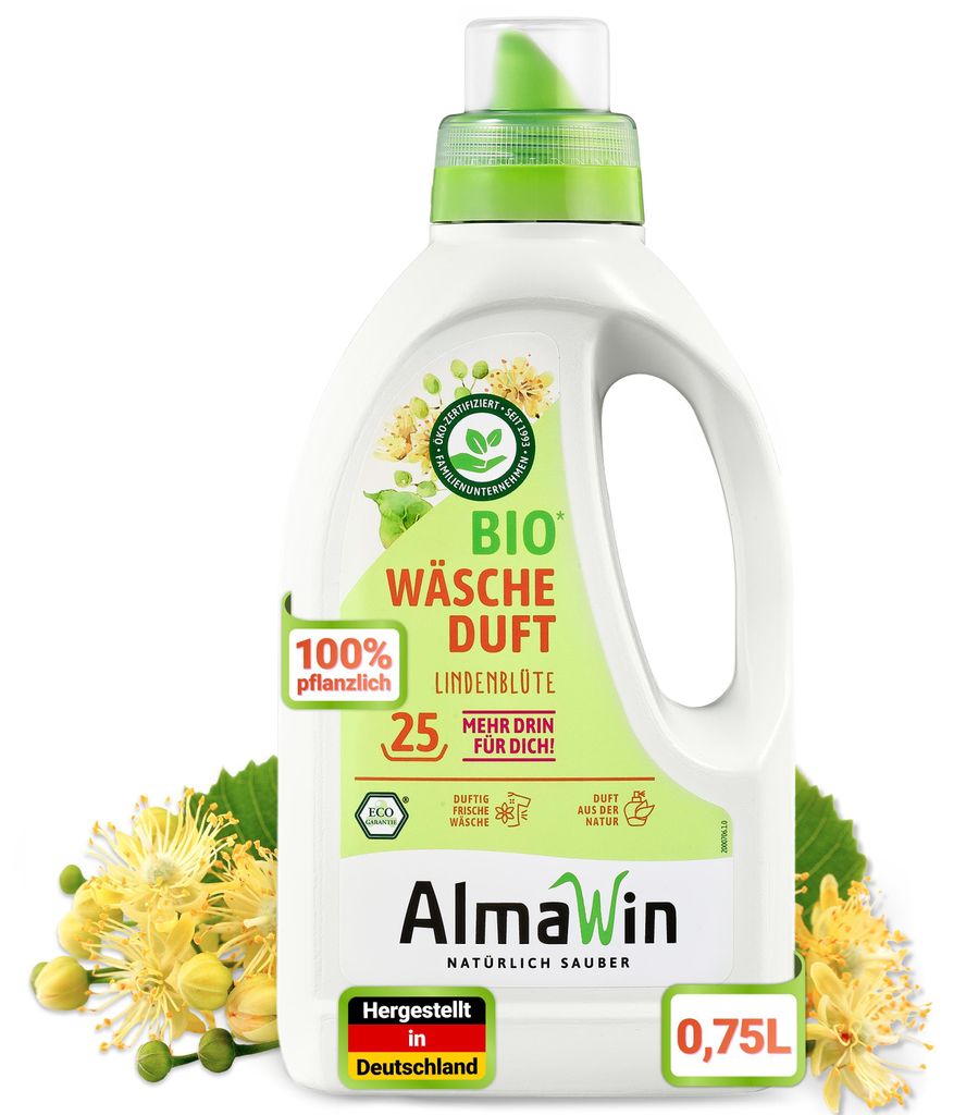 AlmaWin® Wäscheparfüm mit blumig-süßem Lindenblüten-Duft Produktbild 