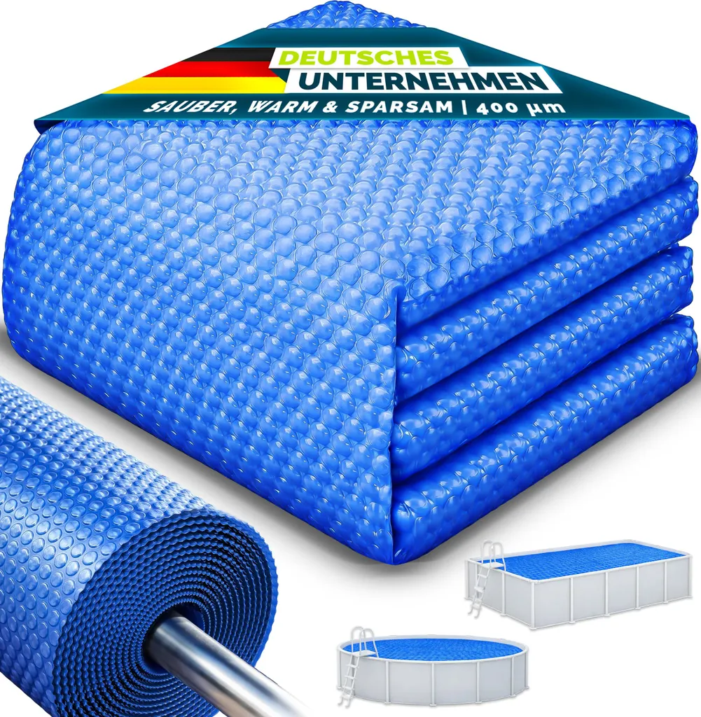 Couverture Solaire Thermique 488 cm - Garder l'Eau de Piscine Chaude
