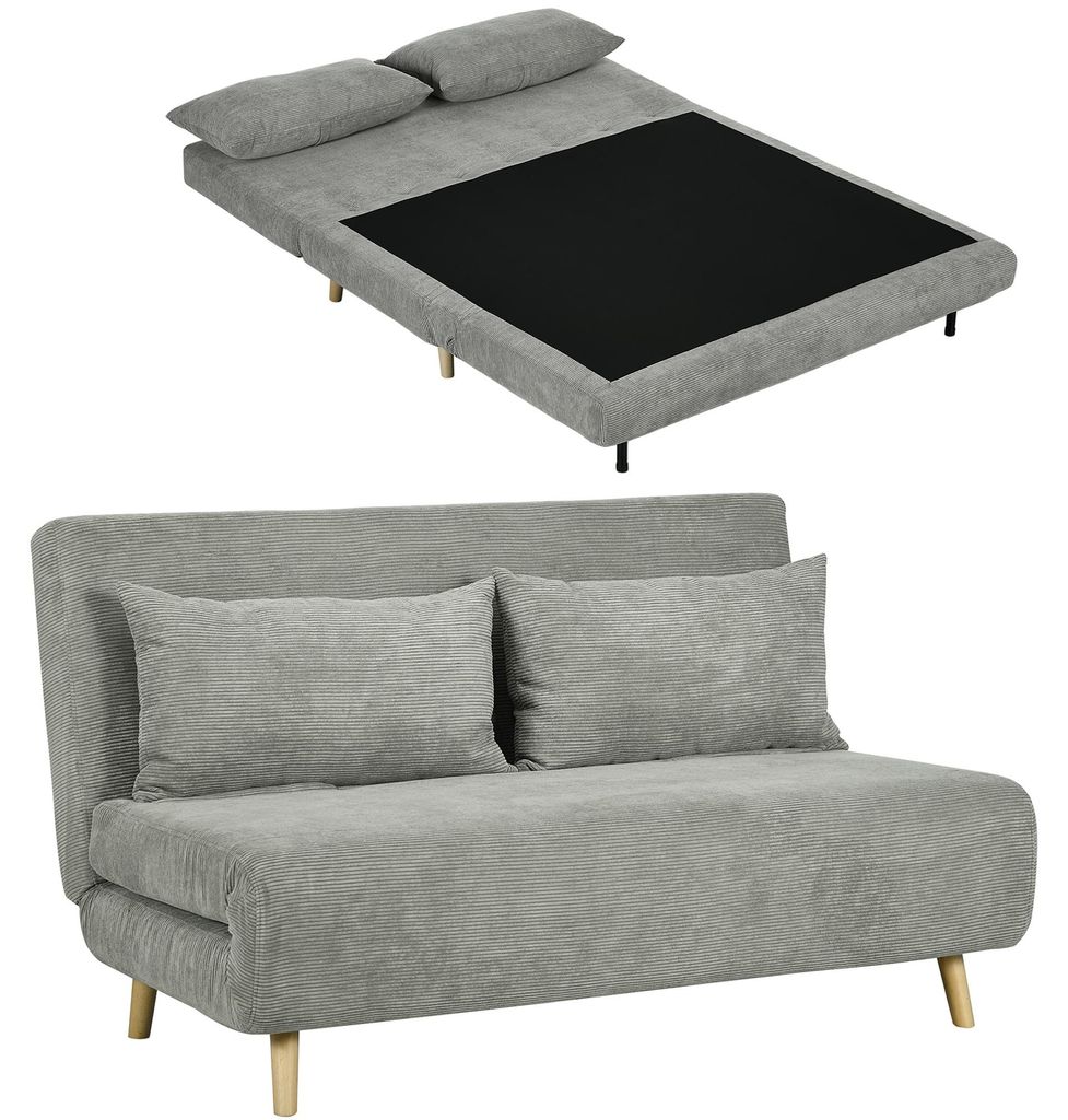 HOMCOM Schlafsofa, Klappbett mit Bettfunktion, Produktbild 