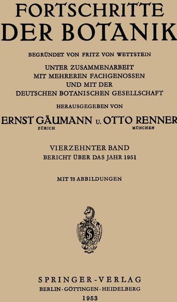 Bericht Über das Jahr 1951