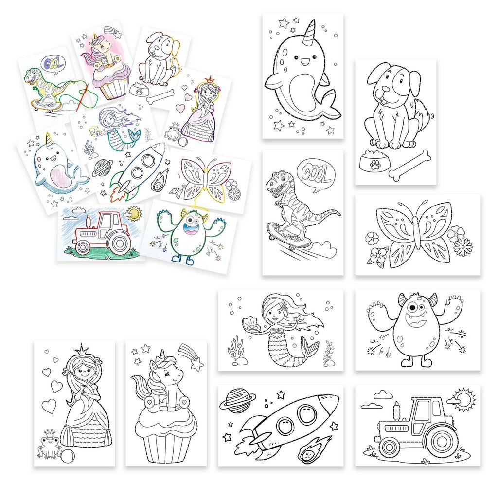 URSUS 28310099F, Nähmuster, Weiß, 50 Blätter, Kinder, 50 Produktbild 