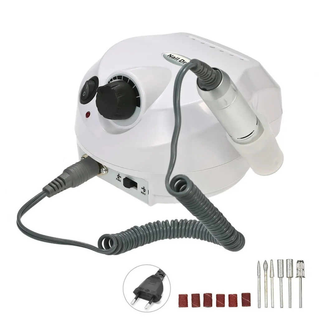 Lime à ongles électrique 30000u/Min avec kit de 6 fraises de précision