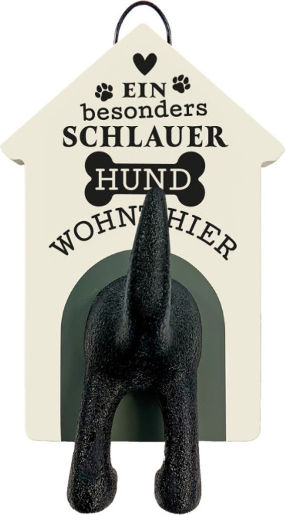 History & Heraldry Personalisierte Leinenhalter für Hunde als Leinenparkplatz, für Hundegarderobe o. als Wanddeko Hunde Accessoires - Leinenhalte...