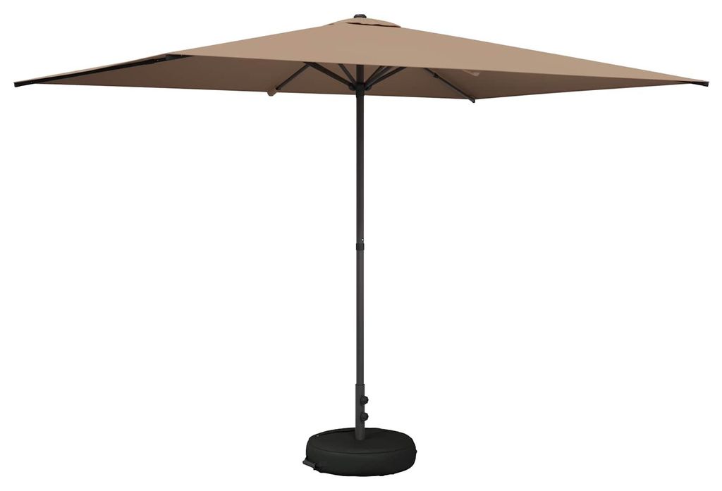vidaXL Garten-Schirm mit Fuß 200 x 300 cm Polyester Produktbild 