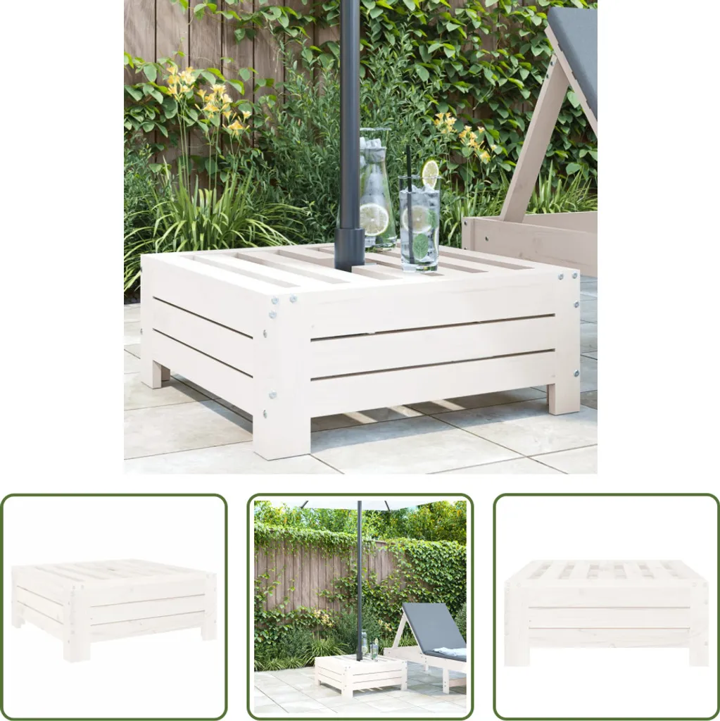 Portaombrelli Legno Massiccio Pino Bianco - The Living Store Shop Online