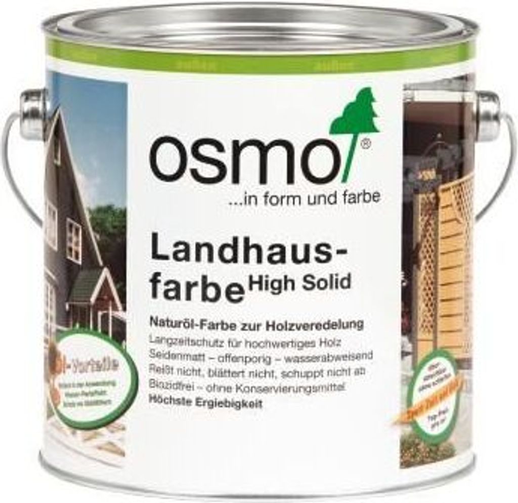 Osmo Landhausfarbe 2,5 L dunkelbraun Produktbild 