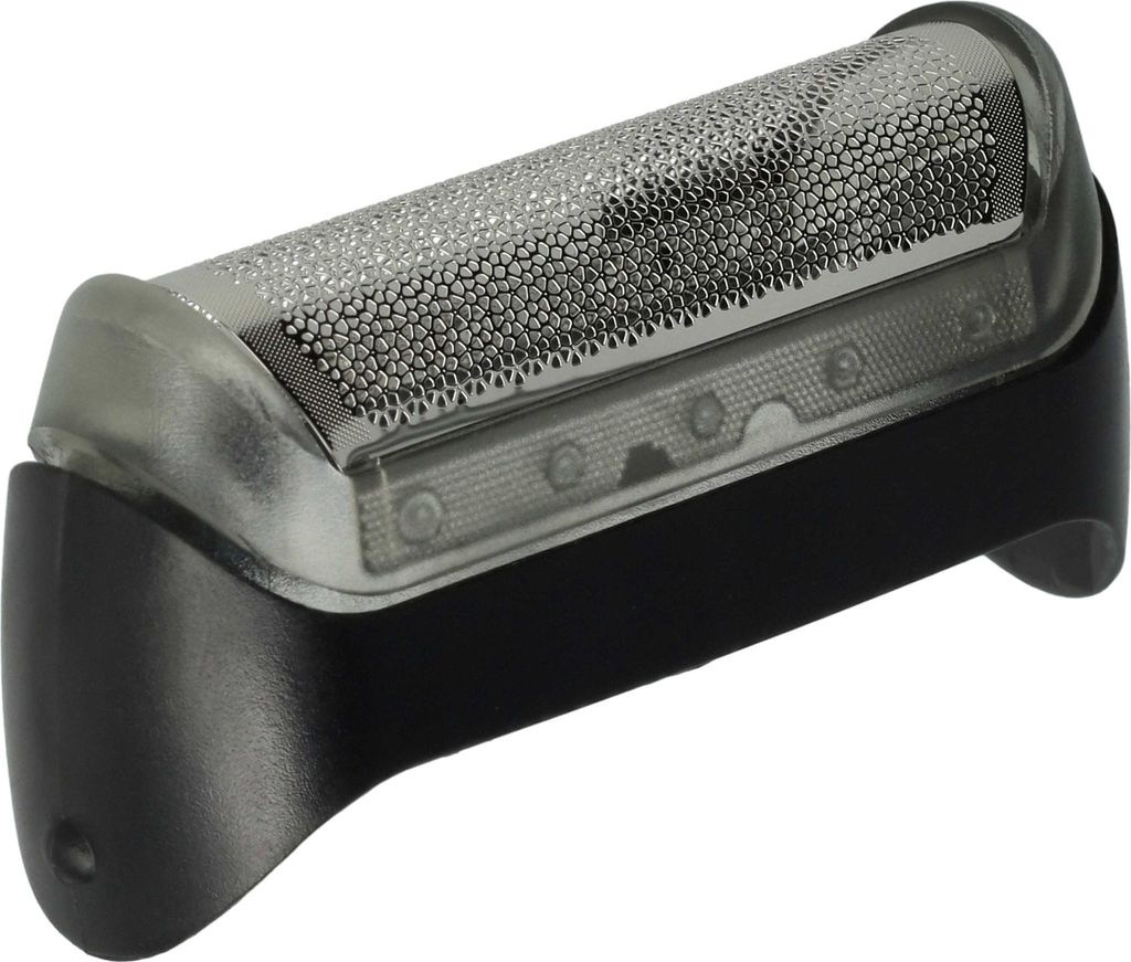 vhbw 1x Scherfolie kompatibel mit Braun 5730, 5728, 5729, 2878, 5727, 2874, 2876, 5730 Old Spice Multigroome Elektrorasierer + Rahmen, schwarz/silber